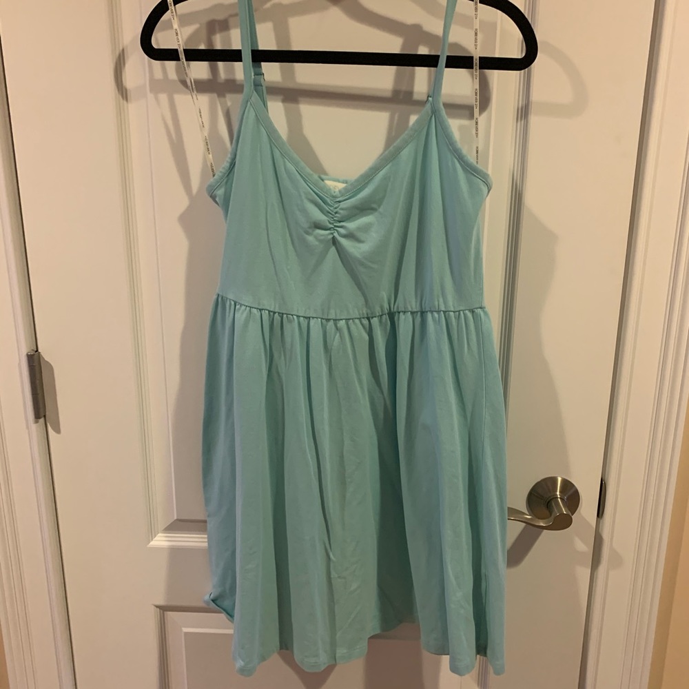 Forever 21 Light Blue Fit and Flare Dress